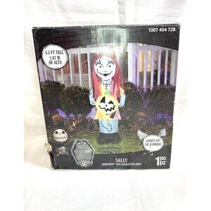 Nightmare Before Christmas Halloween Inflatable SALLY 5Ft Lights Up New